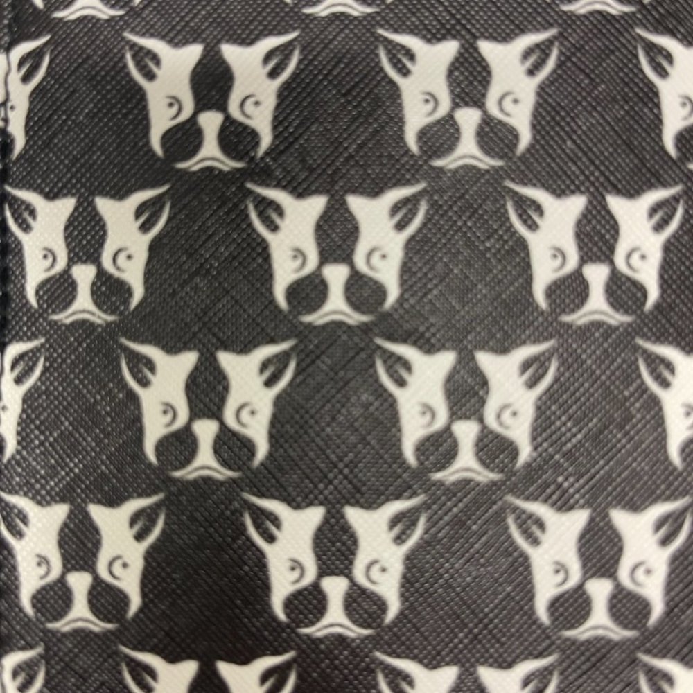 Dabney Lee French Bulldog Black and White Train Cosmetic Case - Picture 2 of 4